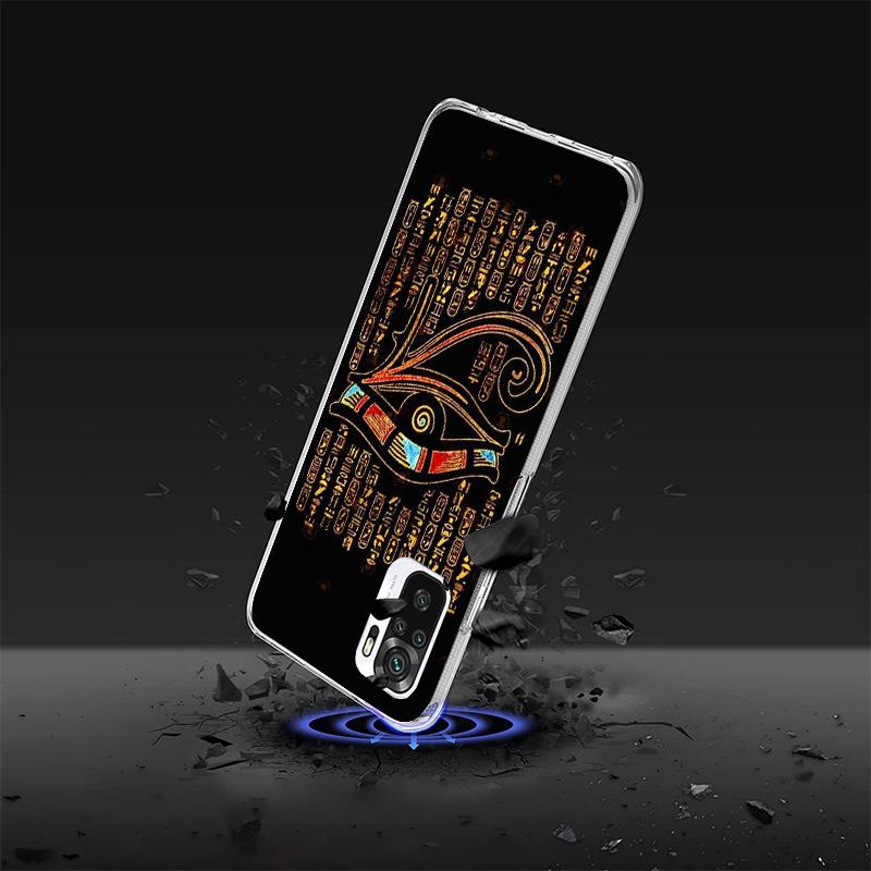 Sacred Eye of Horus Egypt Fresco Phone Case For Xiaomi Redmi Note 15 14 13 12S 12 11 Pro Plus 14S 11S 11E 10 10S 11T 5G Personal