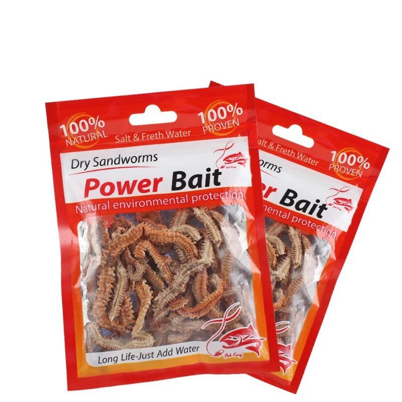 Sandworm Fishing Bait 10g Dried Sandworms Red Worm Fishing Lure