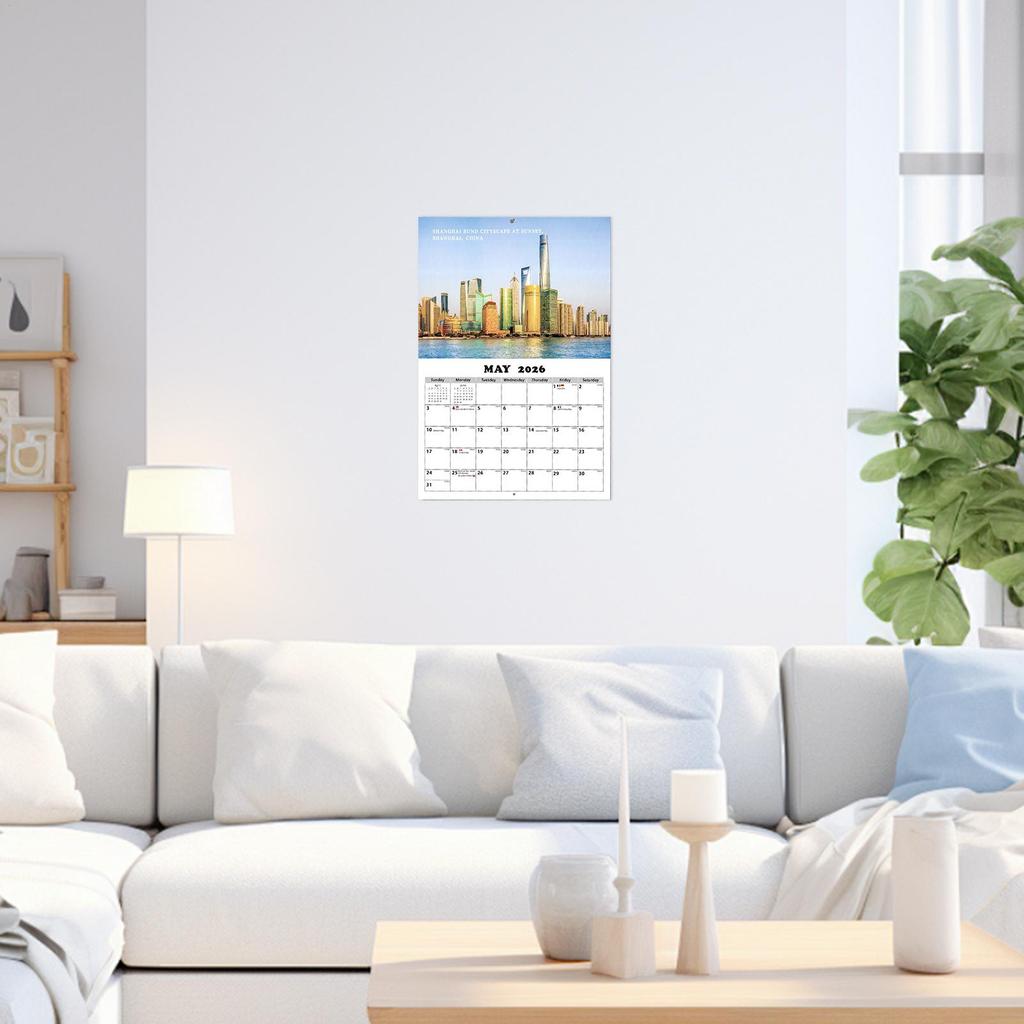 2026 Landscape Calendar Beautiful Landscape Monthly Wall Calendar 2026 Schedule Appointment Organizer Planner for Home Office