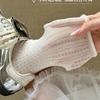 Gray Socks Summer Thin Curling Tube Socks Cotton Mesh Stockings Ballet Style Stacking Socks Summer