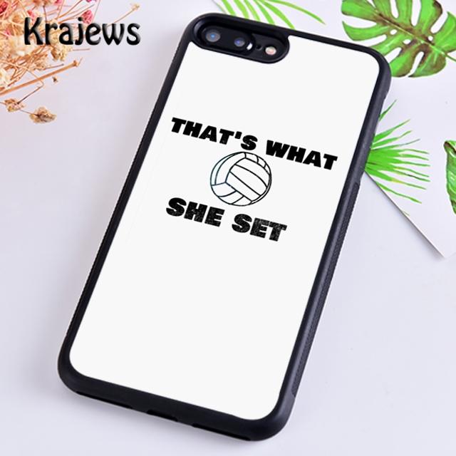 Krajews Sport Fans Volleyball Phone Case Cover For iPhone 17 Air 16 15 14 Plus 12 13 Pro Max Coque Shell Fundas