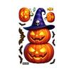 Halloween Kürbis Fensterfolie Aufkleber für Glas Dekoration