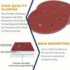 10pcs 6Inch 6Hole Hook And Loop Sanding Discs Sandpaper, 60-600 Grits Sand Paper For Random Orbital Sander
