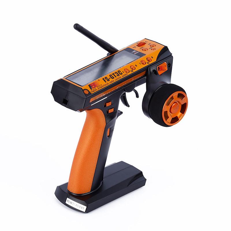 FLYSKY FS-GT3C 3-Channel LCD Transmitter with GR3E Receiver for Car and Boat Models