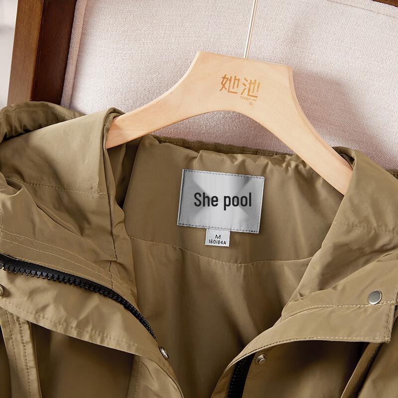 Women's Hooded Workwear Casual Jacket