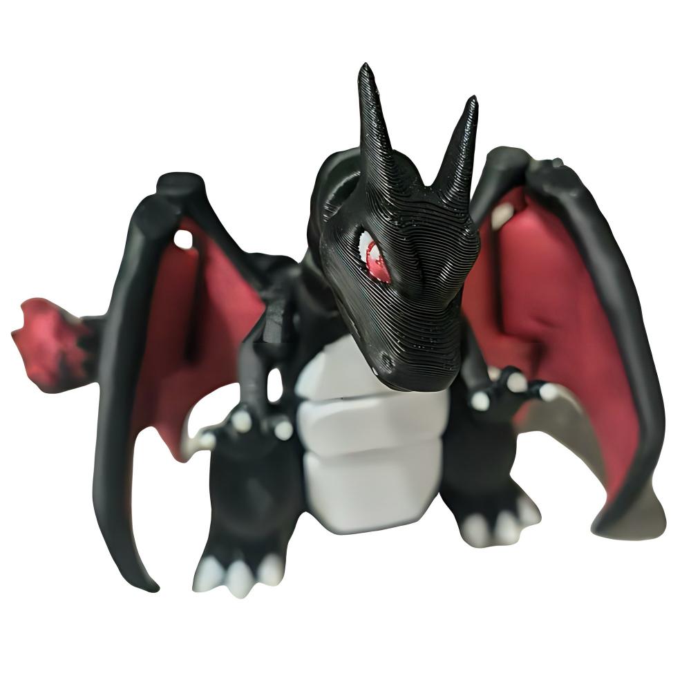 Pokemon Charizard 3D Printing Model Of a Movable Joint Fire Breathing Dragon With Multiple Shapes Decorations Collectible Gifts