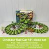 135-141Pcs Children Electric Track Toy Car Engineering Car Kids Educational Toys Track Car Train Toys For Children Birthday Gift