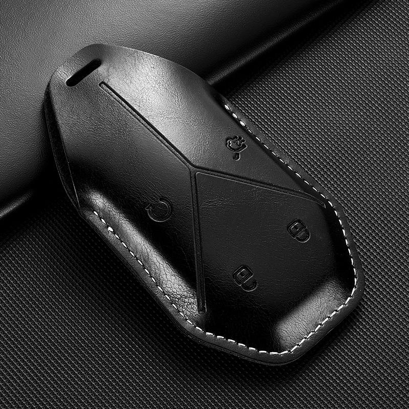 BYD Equation Leopard 5 Leather Key Set Titanium 7 Special Titanium 5 Leopard 8 Leopard 3 Titanium 3 Car Male and Female Keychain Premium Case