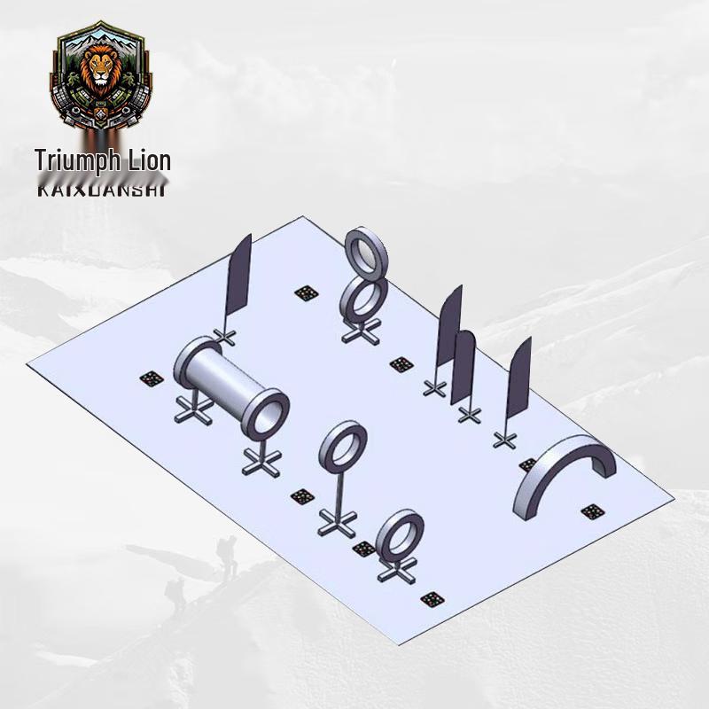 Triumph Lion FPV Drone Racing Obstacle Course Elements