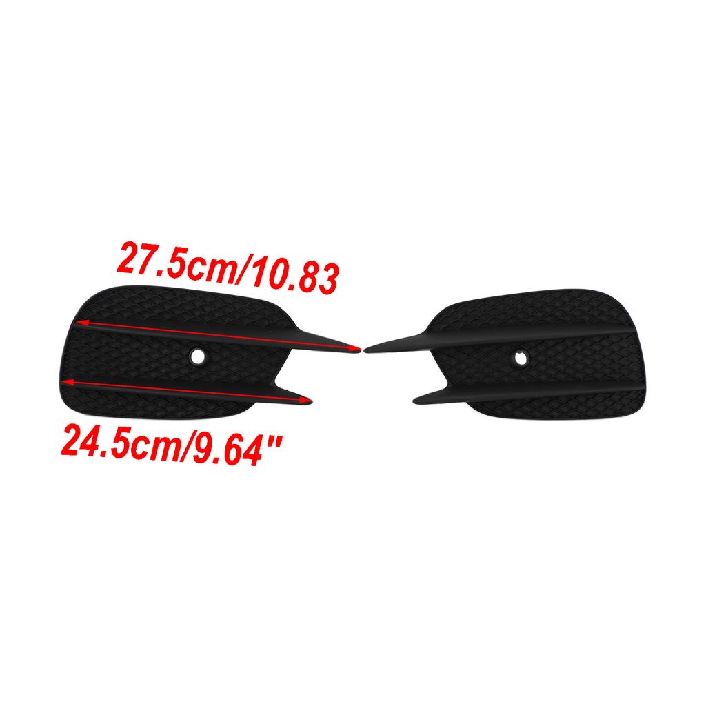 2pcs Bumper Grille Fog Lights Grill Grille Trim Cover Fit MERCEDES E-Class W213