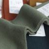 5 Pairs of Men's Retro Sweat-absorbing Vertical Striped Plain Color Cotton Mid Calf Socks