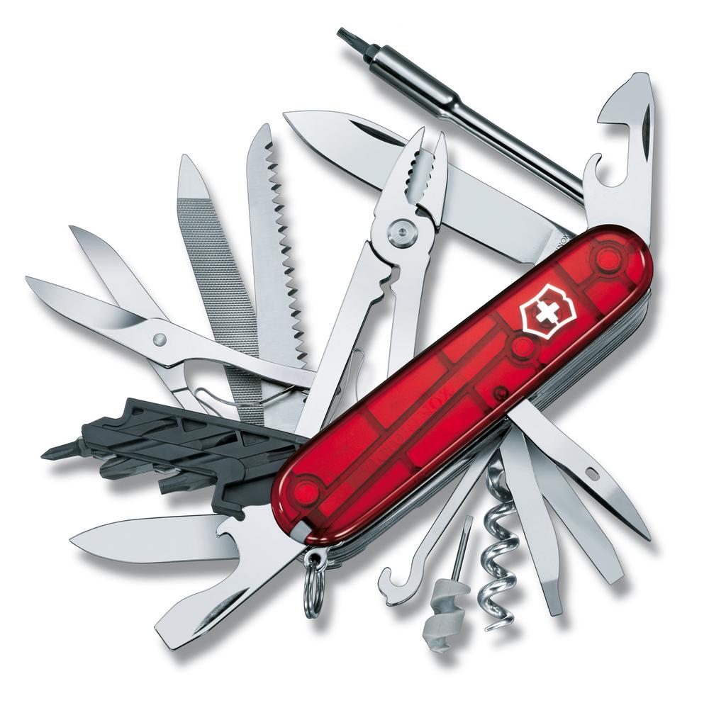 VICTORINOX Cyber Tool L Švýcarský armádní nůž Multifunkční nůž DIY Sada přesného šroubováku Sada nářadí na demontáž PC Sada švýcarských multifunkčních nástrojů s 39