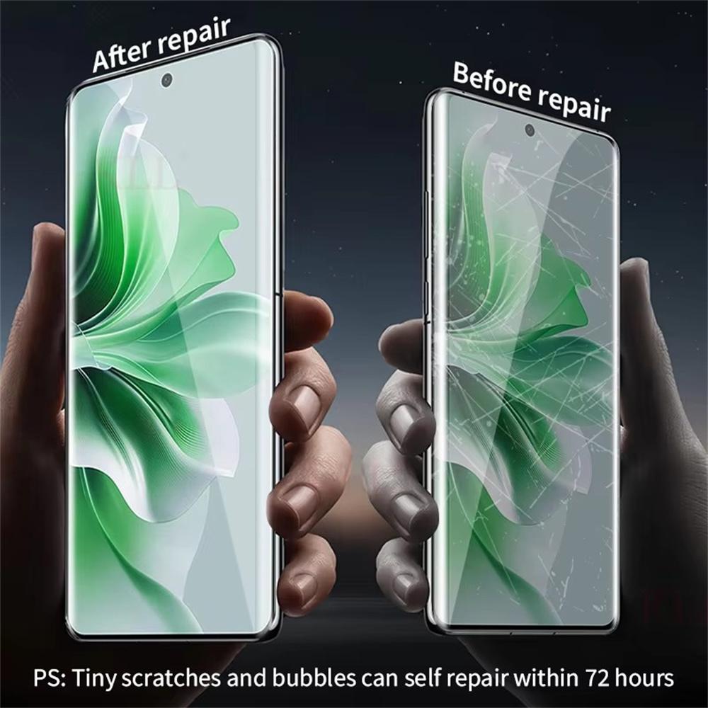 4PCS For OPPO Reno 14 13 12 Pro Slim Hydrogel Film For OPPO Reno 11 10 12 F 8T 7 8 Lite 6 9 Pro Plus Full Cover Screen Protector