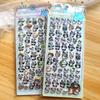 2pcs 3D Cut Kawaii Panda Relief Crystal Sticker Cute Diy Mobile Phone Decoration Sticker Student Hand Account Stationery High Quality Gift