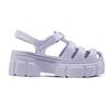 Skechers Sandalias de Dedo Foamies Cómodas Versátiles Simples de Moda Sandalias para Mujer Morado 111617-LAV
