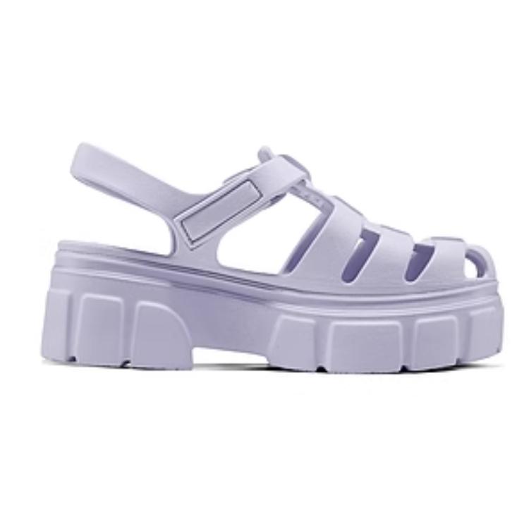 Skechers Sandalias de Dedo Foamies Cómodas Versátiles Simples de Moda Sandalias para Mujer Morado 111617-LAV