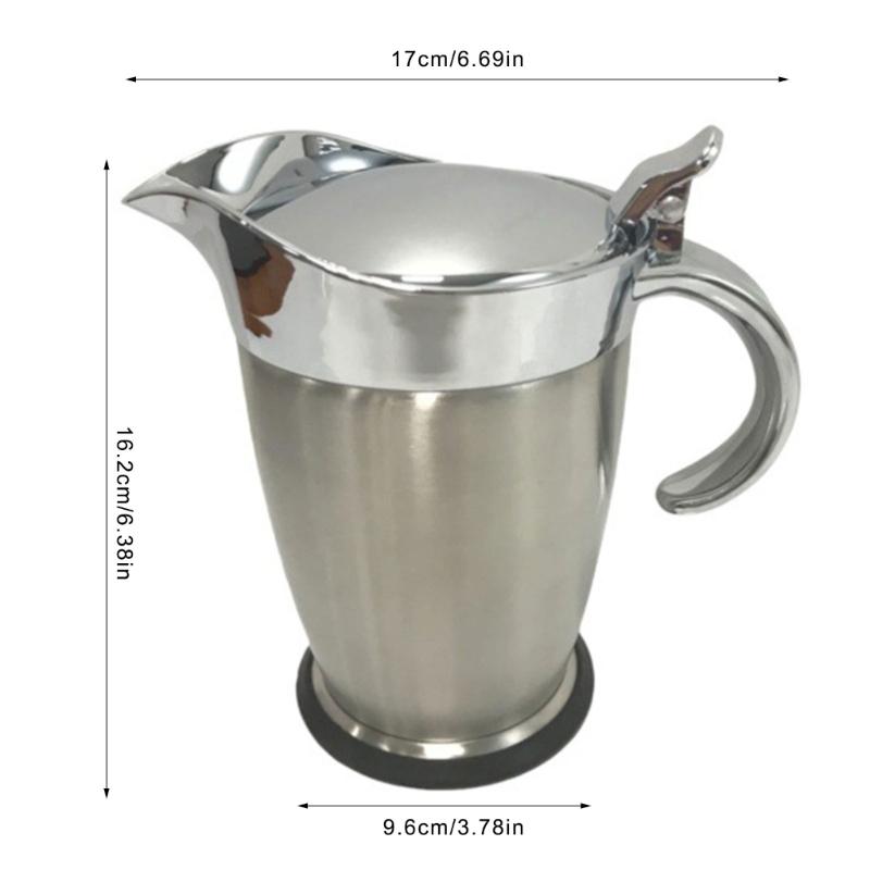Stainless Steel Double Insulated Gravy Servers For Hot And Cold Sauces 750ml HX6C