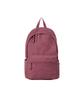 Leathery Varsity Cotton Backpack [Pink]