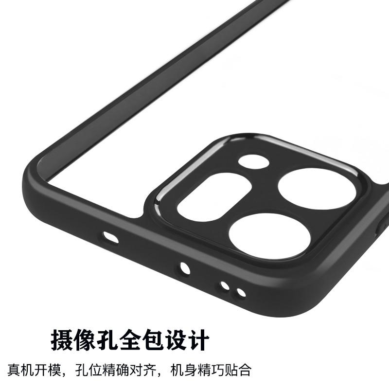 For OPPO Reno14 Case OPPO Reno14 Cover TPU Frame Plastic Durable Bumper Shield Protective Back Phone Cases On OPPO Reno 14 Funda