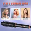 Hair Dryer Comb 2 In 1 Curling Iron Straight Hair Negative Ion Hair Dryer High Power Hot Air Comb