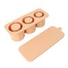 Ice Mold sy Fill Silicone 3 Cavity Hollow Cylinder Ice   for Whiskey Cold Drink