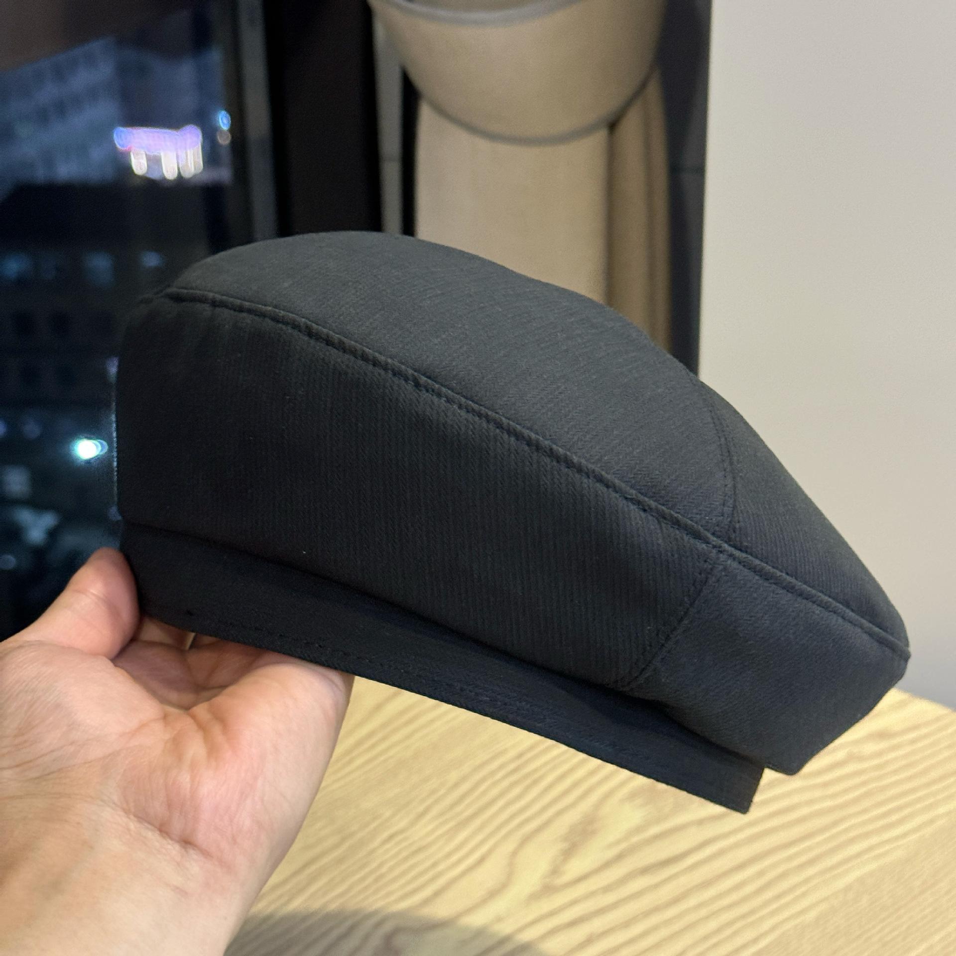 

Spring and Autumn Denim Beret for Women, British Retro Versatile Painter s Hat, Korean Style Simple Solid Color Beret that Makes the Face Look Adult54-60Adjustable чёрный