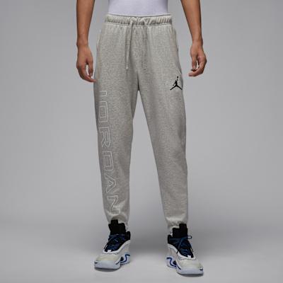 Jordan Sport Knitted Sweatpants Men s Heather Gray/White/Black M