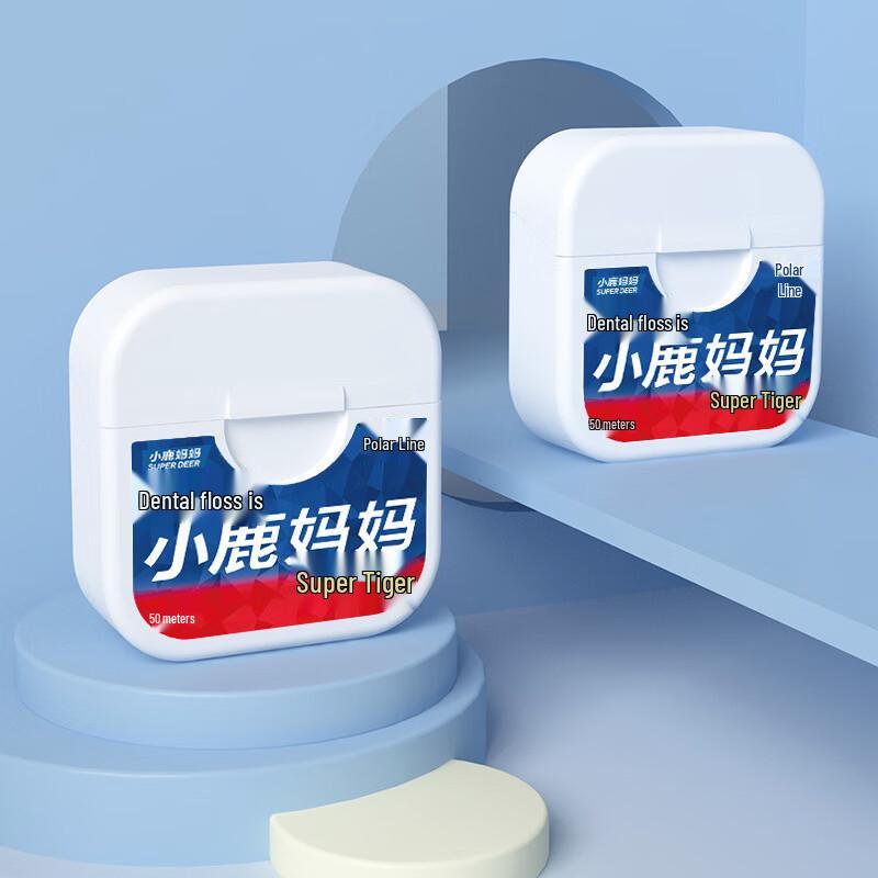 Deer Mom Portable Dental Floss, 5 Rolls