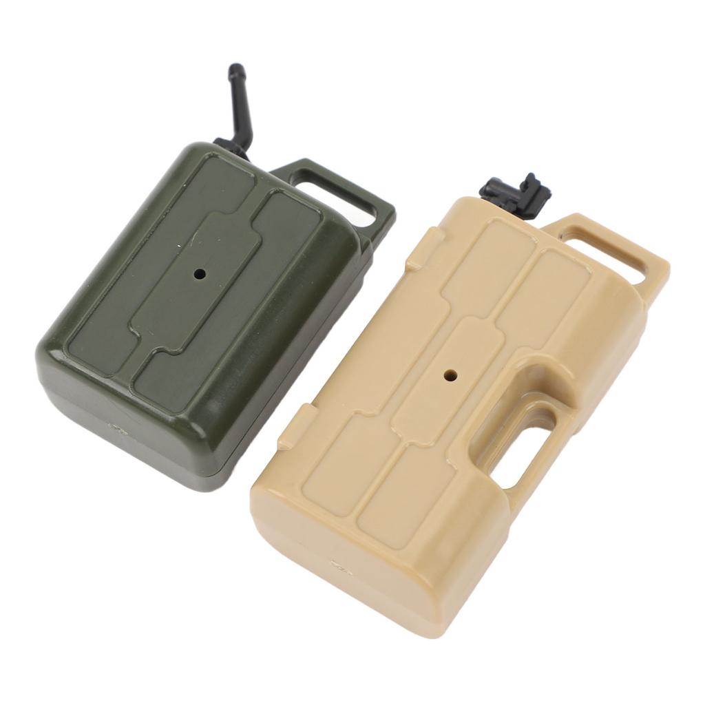 1Celsius10 Scale Simulation Gas Fuel   Can Set Plastic   Fuel   and   Gas Can for SCX10 1Celsius10 RC Crawlers