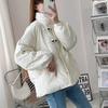 Coat for Women Fleece Thickened Plush Winter Double Layer Turtleneck Windbreaker Oversize Casual Jacket