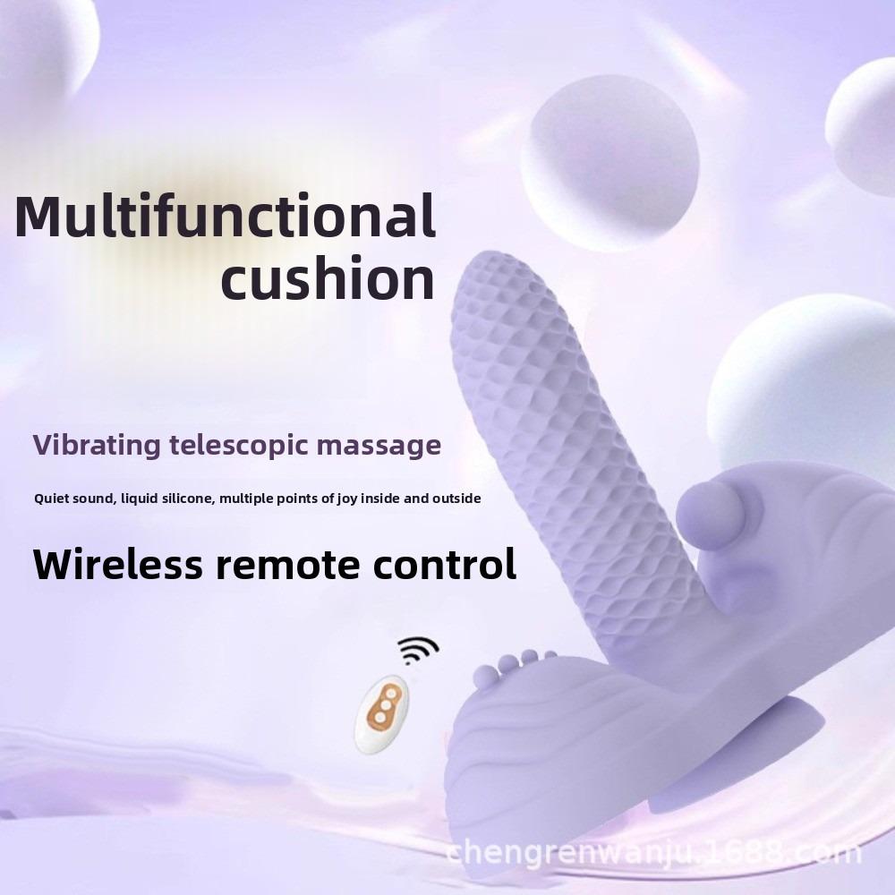 Seat cushion simulation male organ fully automatic extension and contraction stimulation vibrator with heating female self-stimulation device