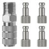 AEE4-Airbrush Quick Coupler Quick Release Adapter Connecter Kit With 4 Male Fittings 1/8Inch Male For Badger-Airbrush