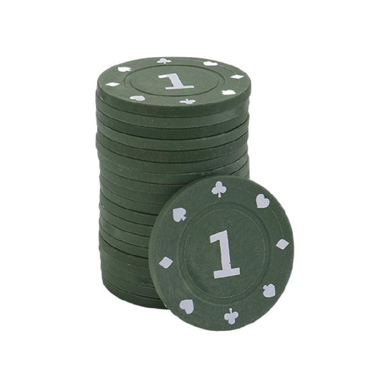100Pcs Game Recreations Money Professional Casinos Poker Chip Entertainment Coin