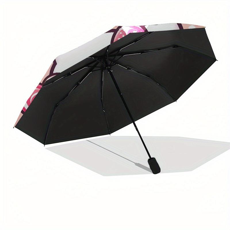 1pc Hello Kitty Valentine's Day Umbrella with Plastic Handle,Suitable for All Seasons Home Travel Outdoor UmbrellaSanlio662