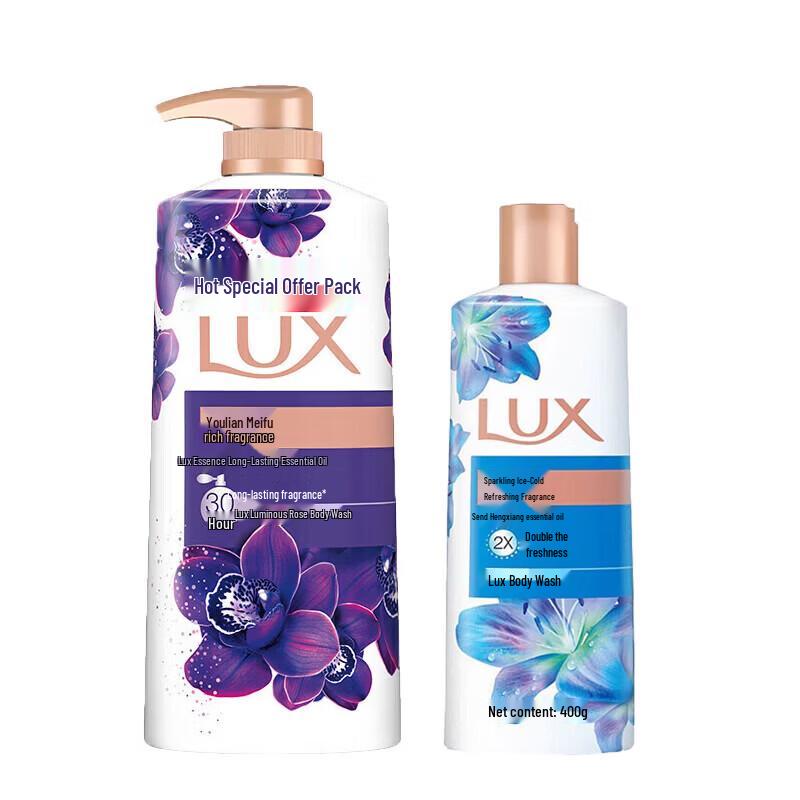 

LUX Enchanting Lotus & Dazzling Cool Shower Gel Duo