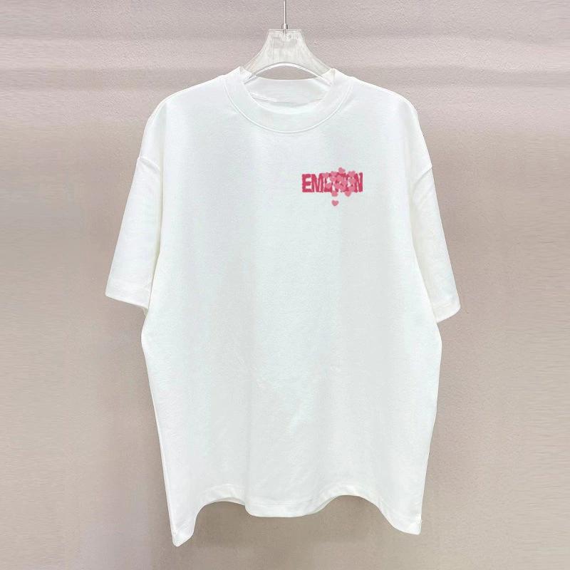 

2025Принт Короткий рукав Большой размер Женская футболка с коротким рукавом Летняя Свободная Женская футболка Высокое качество Узор с буквами CCXX203 XXXL