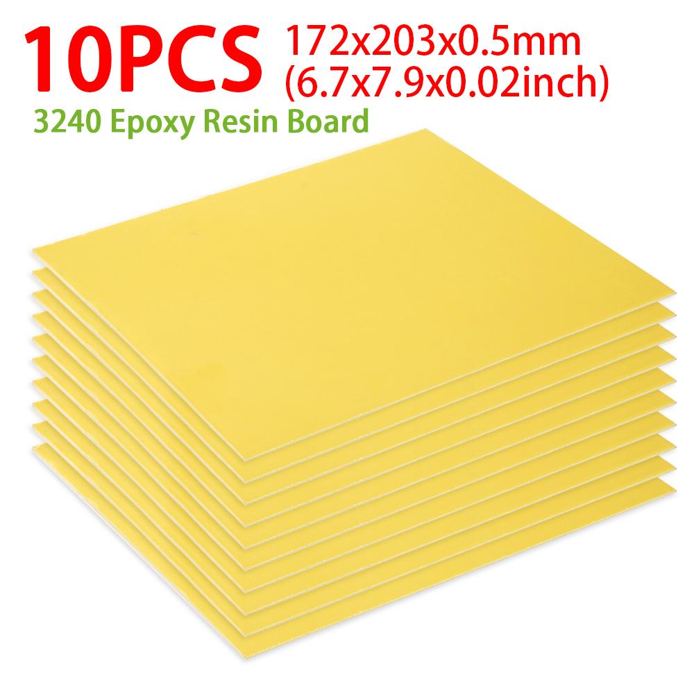 3240 Insulation Epoxy Plate 203x172x0.5mm Single Sided Adhesive for 3.2V 280Ah 320Ah 310Ah 90Ah Lifepo4 Battery Pack Diy Use