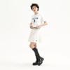 MLB Boston Red Sox Sports Lifestyle Embroidered Logo Trendy High-Waisted Pleated Casual Skirt Women skirts Ivory 3FSKB0133-43IVS