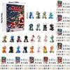 Christmas Countdown Advent Calendar With Cute Dragon Baby Ornaments For Holiday Decor