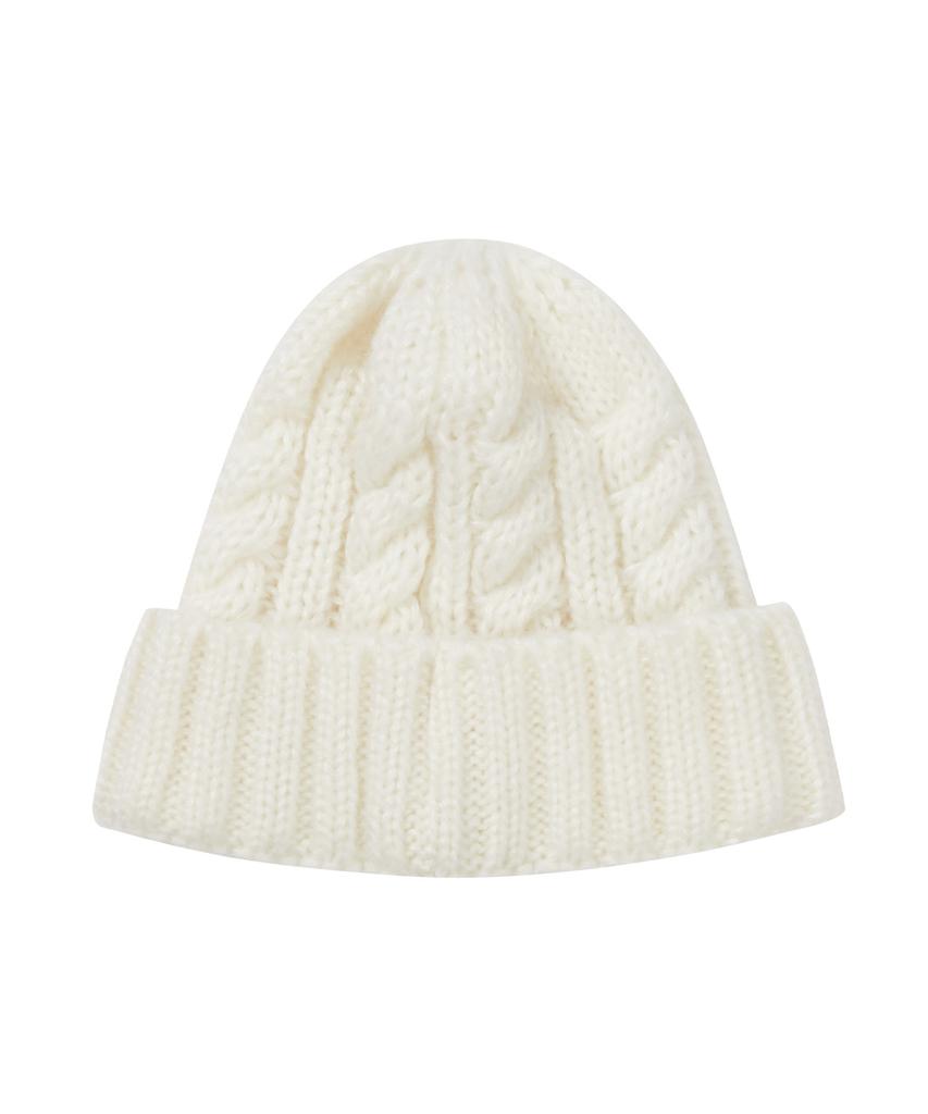 ILLIGO Ig Embroidered Twist Beanie Ivory