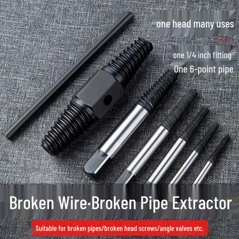 Broken Thread Pipe Extractor Tool for Faucets and Valves