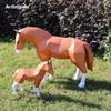 Horse & Colt Forest Paper Model Kit: DIY Craft Ornament for Healing Home Décor