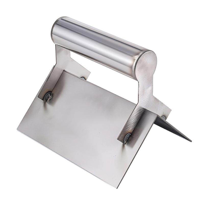 Stainless Steel Corner Trowel for Smooth Wall Edges Ergonomic Handle for Comfortable Gripping Professional Construction Tool