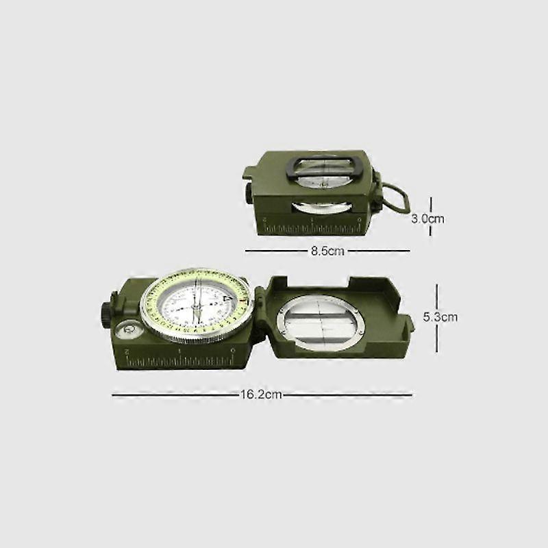Compass Hiking Waterproof Hiking Military Navigation with Fluorescent Design Perfect for Camping Hiking and Other Outdoor Activities
