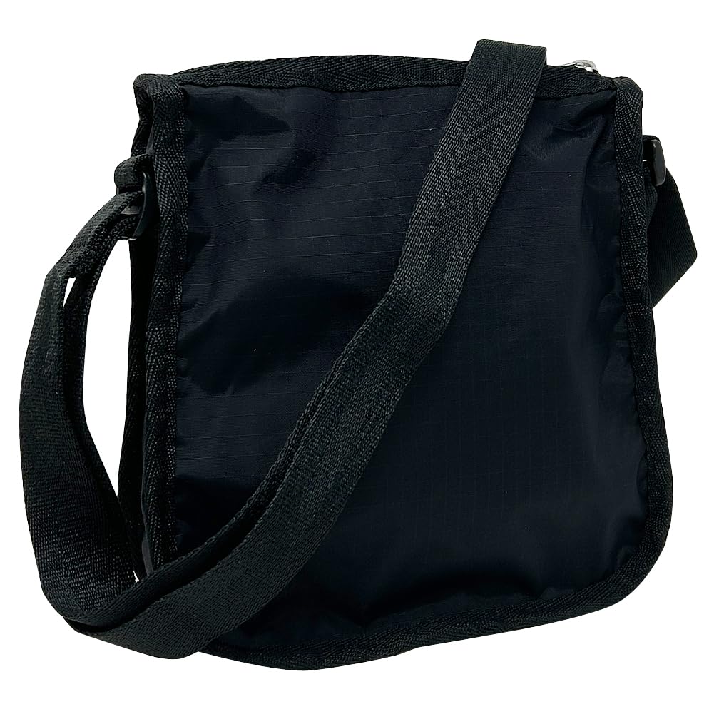 LeSportsac MEDIUM 3 ZIP CROSSBODY 1009 (RECYCLED BLACK) Mini Shoulder BagPochette