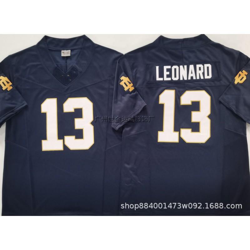 Mens Rugby Jersey Custom Embroidered Team Uniform Leonard Love 4 13 College Style Training Shirt Cotton Blend