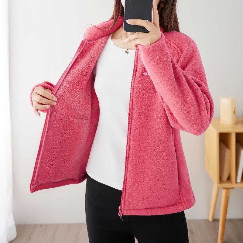 Autumn and Winter Outdoor Sweatshirt Casual Warm Cardigan Women's Jacket