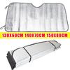 2pc140x70CM Car Window Sun Shade Windshield Snow Ice Anti-UV Protection Front Rear Windshield Block Cover Visor Auto Accessories