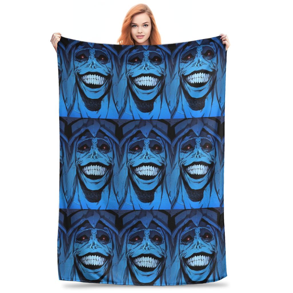 Solo Leveling Sung Jinwoo Plush Blanket Anime  Custom Throw Blanket for Bed Sofa Couch 125*100cm Bedspread