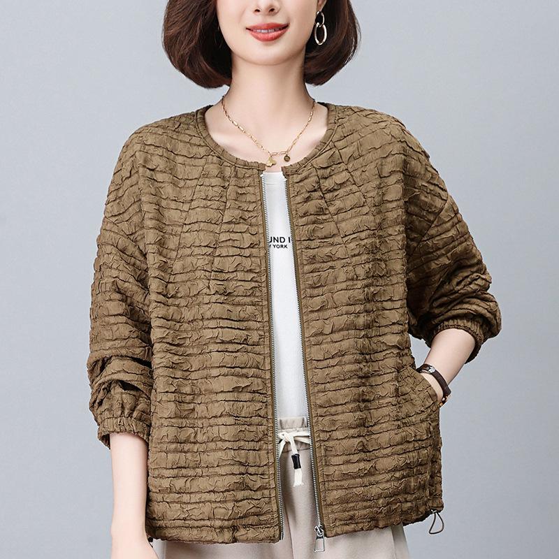 

Повседневная куртка с мятой текстурой XXL